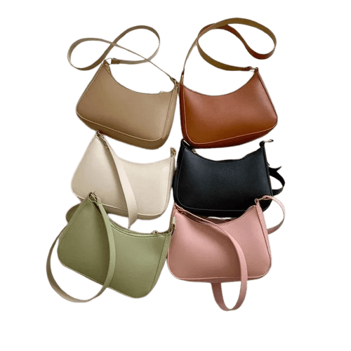 Women's Simple Fashion Handbags – Retro PU Leather Shoulder & Crossbody Bags