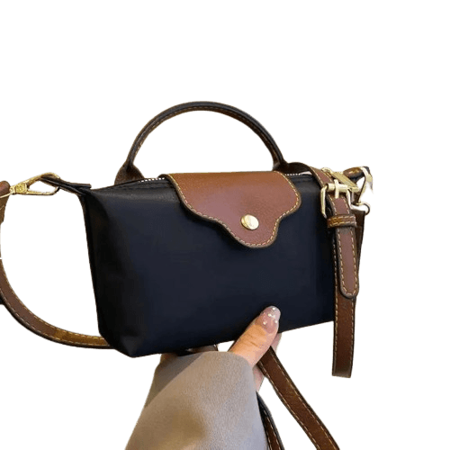 Mini Handbag – Women's Fashion Colorblock Zipper Shoulder & Crossbody Bag