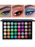 40-Color Glitter & Matte Eyeshadow Palette: Waterproof, Long-Lasting, and Fashionable Eye Makeup