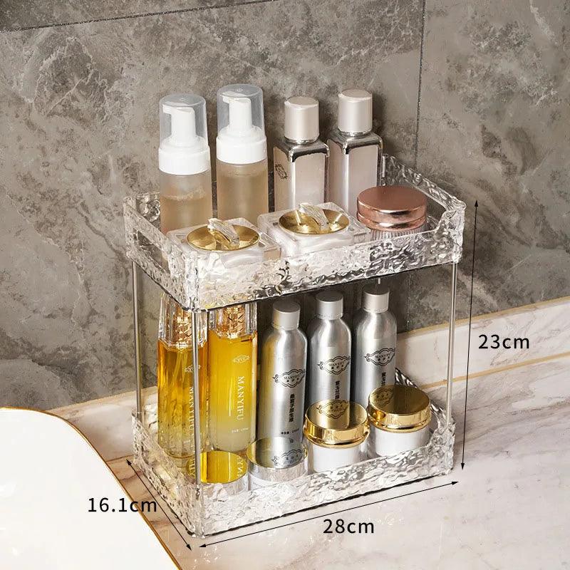 Versatile Acrylic Organizer – Perfect for Bathroom, Kitchen & Makeup!