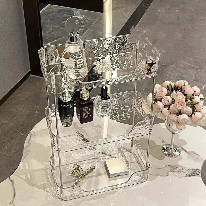 Versatile Acrylic Organizer – Perfect for Bathroom, Kitchen & Makeup!