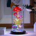 Galaxy Rose Lamp – LED Lights & Butterfly Magic for Valentine's Day!