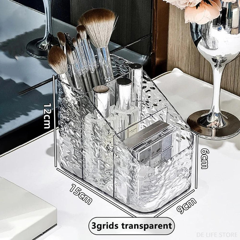 Crystal-Clear Beauty Organizer – Perfect for Makeup & Skincare!