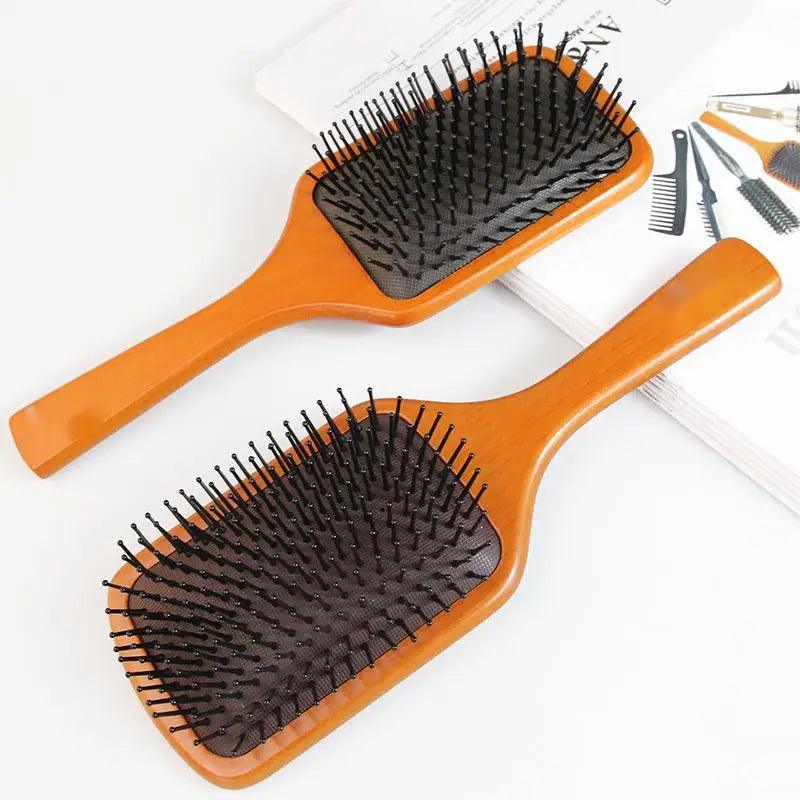 High-Grade Wooden Comb – Gentle on Hair, Perfect for Hair Loss Prevention!