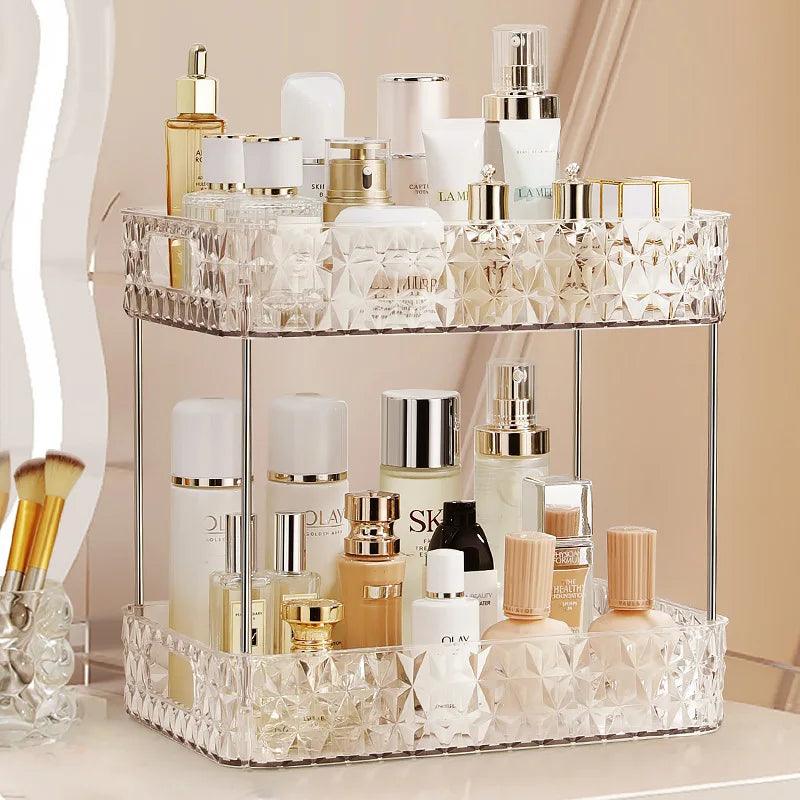 Versatile Acrylic Organizer – Perfect for Bathroom, Kitchen & Makeup!