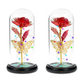 Galaxy Rose Lamp – LED Lights & Butterfly Magic for Valentine's Day!