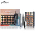 Eye Makeup Set by POPFEEL: Complete Kit with Palette, Eyeliner, Mascara, and Tools for Women