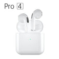 Pro4 Wireless Earbuds: In-ear earbuds with long battery life, continuous bass, sports and music earbuds with mic