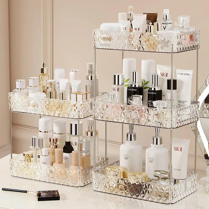 Versatile Acrylic Organizer – Perfect for Bathroom, Kitchen & Makeup!