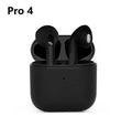 Pro4 Wireless Earbuds: In-ear earbuds with long battery life, continuous bass, sports and music earbuds with mic