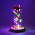 Galaxy Rose Lamp – LED Lights & Butterfly Magic for Valentine's Day!