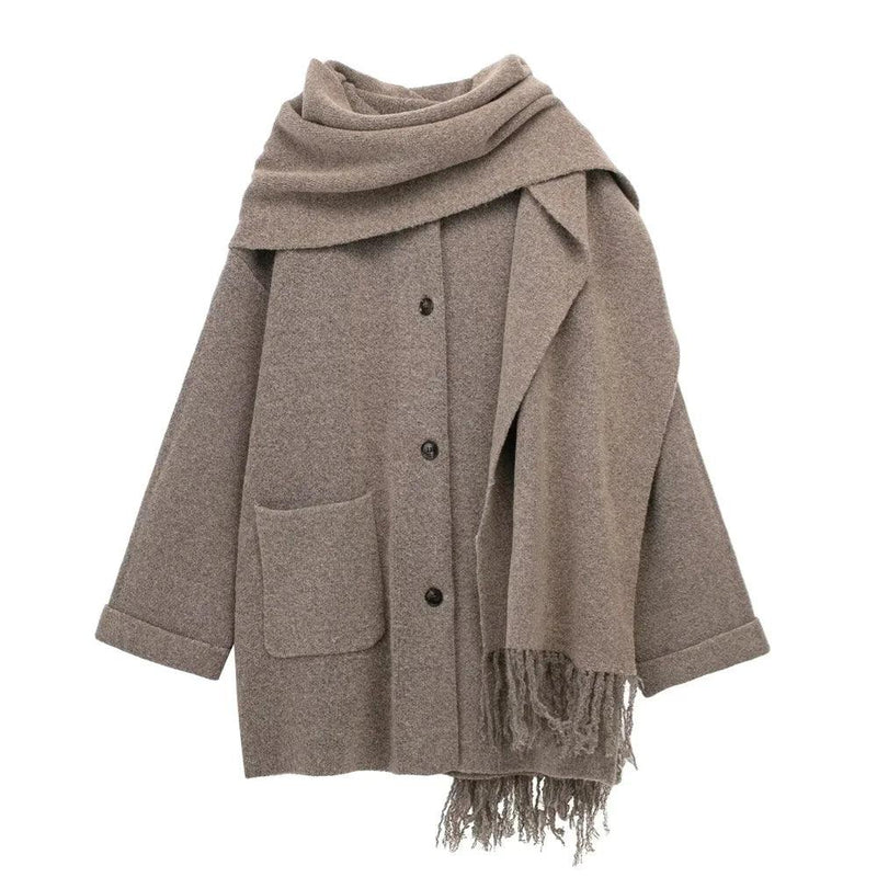 UNIZERA Casual Chic Winter Coat – Knitted & Warm for the Season!