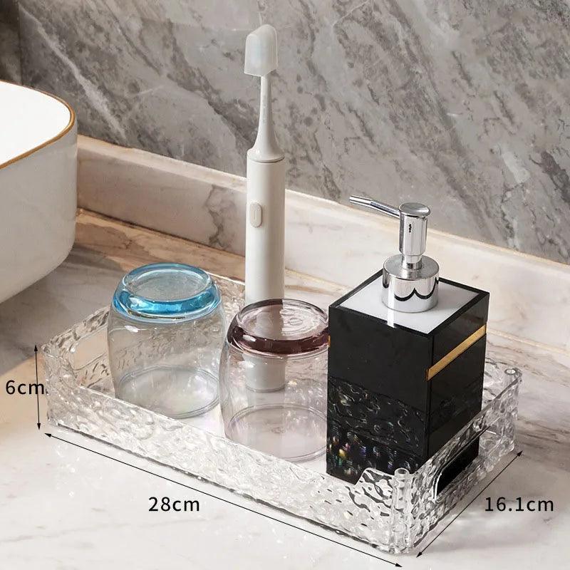 Versatile Acrylic Organizer – Perfect for Bathroom, Kitchen & Makeup!