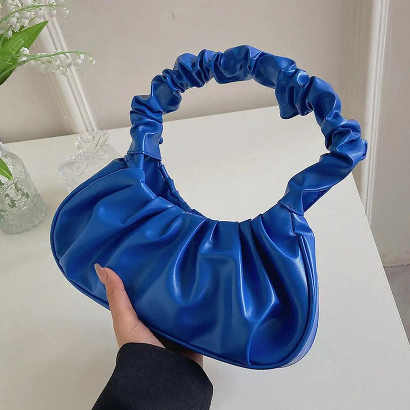 Chic Pleated Cloud Handbag – French-Inspired & Fashion-Forward!