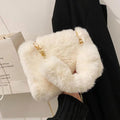 Fluffy Faux Fur Shoulder Bag – Add a Touch of Glam to Your Look!