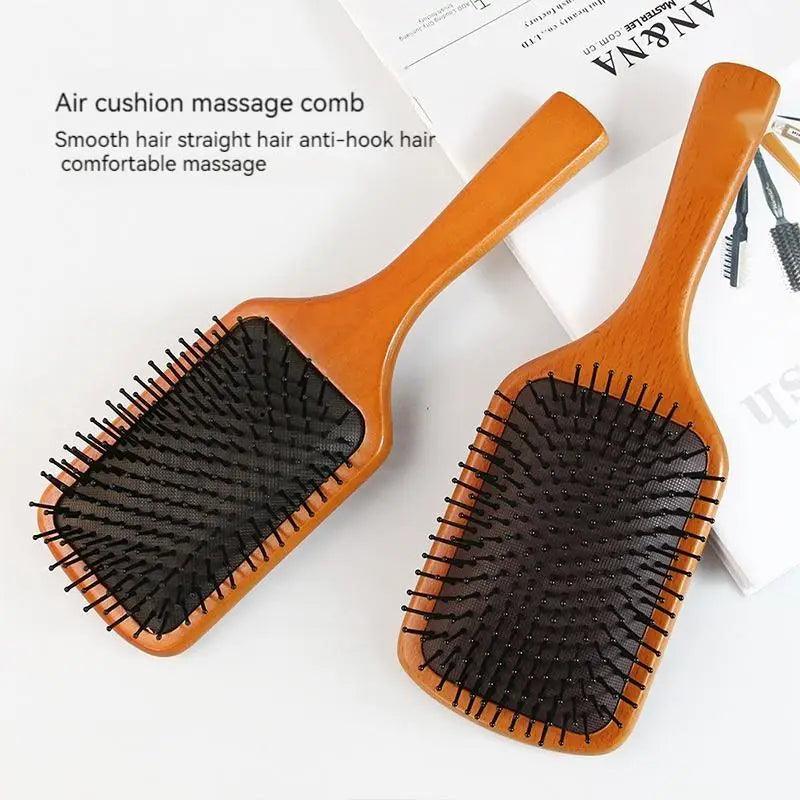 High-Grade Wooden Comb – Gentle on Hair, Perfect for Hair Loss Prevention!